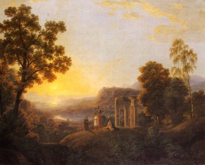 Johann Kniep, Ideale Landschaft, 1806