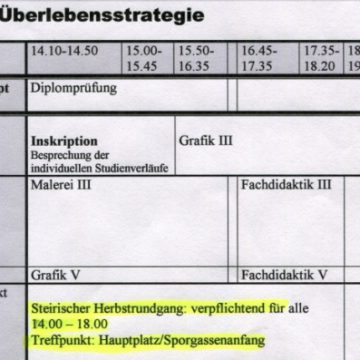 Lehre, Pädagogische Akademie der Diözese Graz Seckau, WS 2006/7