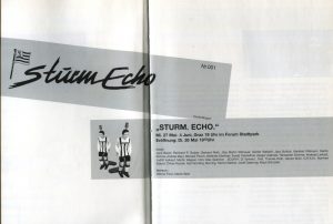 "STURM. ECHO." im Forum Stadtpark, Graz 1998