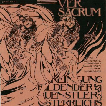 Kolo Moser, Umschlag für Heft 2, Ver Sacrum, Bd. I, 1898