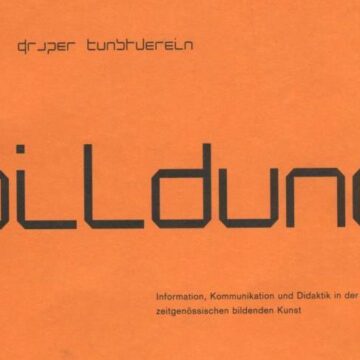 Dorit Magreiter Katalogumschlag, Bildung, Grazer Kunstverein, steirischer herbst 99 1999, Ausschnitt