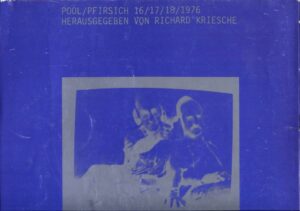 Umschlag pfirsich 16/17/18 Juli 1976; Hrsg. Horst Gerhard Haberl, Richard Kriesche, Karl Neubacher; Verleger Pool, Graz 1976, Ausschnitt