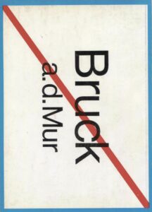 Peter Hoffmann, Richard Kriesche, Öffentliche Bilder Bruck, Katalogumschlag, 1978